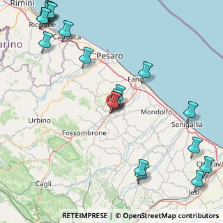 Mappa 61030 Colli al Metauro PU, Italia (23.541)