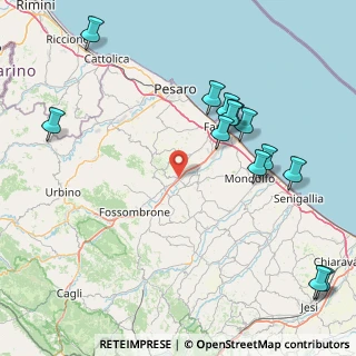 Mappa 61030 Colli al Metauro PU, Italia (19.98231)