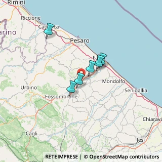 Mappa 61030 Colli al Metauro PU, Italia (39.68909)