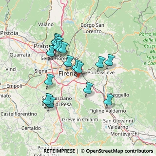 Mappa Via Alcide de Gasperi, 50012 Bagno a Ripoli FI, Italia (13.695)