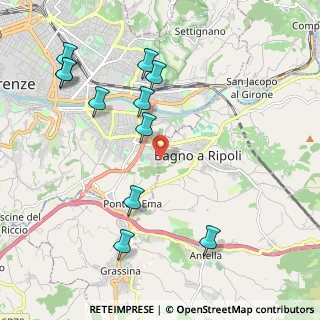 Mappa Via Alcide de Gasperi, 50012 Bagno a Ripoli FI, Italia (2.39636)