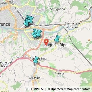 Mappa Via Alcide de Gasperi, 50012 Bagno a Ripoli FI, Italia (2.105)