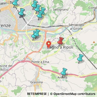 Mappa Via Alcide de Gasperi, 50012 Bagno a Ripoli FI, Italia (2.94)