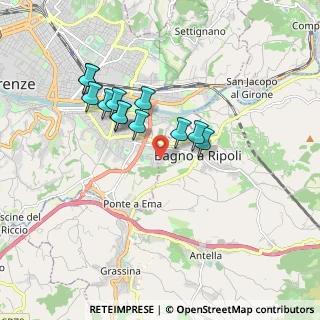 Mappa Via Alcide de Gasperi, 50012 Bagno a Ripoli FI, Italia (1.595)