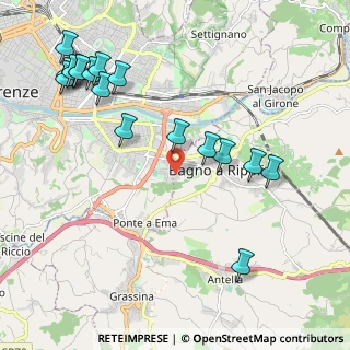 Mappa Via Alcide de Gasperi, 50012 Bagno a Ripoli FI, Italia (2.57176)