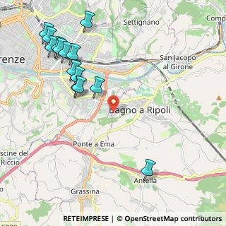 Mappa Via Alcide de Gasperi, 50012 Bagno a Ripoli FI, Italia (2.59786)