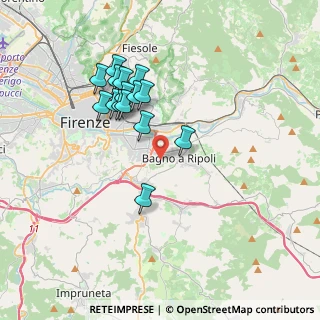 Mappa Via Alcide de Gasperi, 50012 Bagno a Ripoli FI, Italia (3.42)