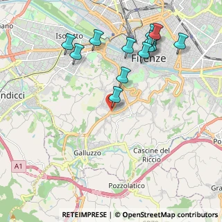 Mappa Via Beata Angela da Foligno, 50124 Firenze FI, Italia (2.34308)