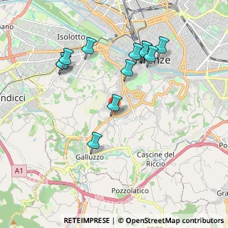 Mappa Via Beata Angela da Foligno, 50124 Firenze FI, Italia (2.0575)