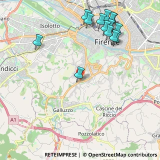 Mappa Via Beata Angela da Foligno, 50124 Firenze FI, Italia (2.74071)