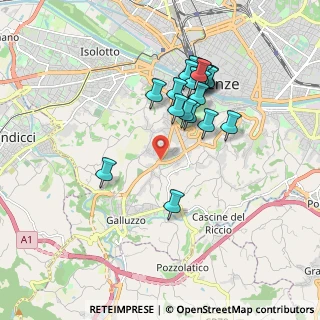 Mappa Via Beata Angela da Foligno, 50124 Firenze FI, Italia (1.739)