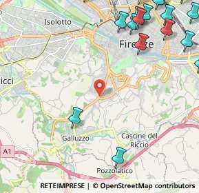 Mappa Via Beata Angela da Foligno, 50124 Firenze FI, Italia (3.56)