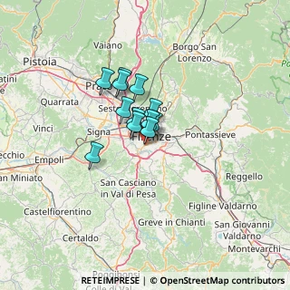 Mappa Via Beata Angela da Foligno, 50124 Firenze FI, Italia (7.64667)
