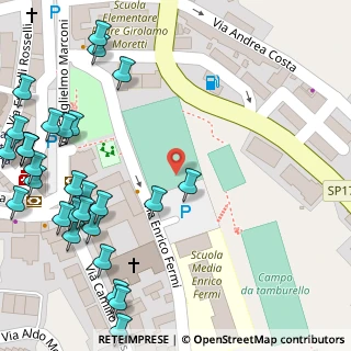 Mappa Via E. Fermi, 61037 Mondolfo PU, Italia (0.0931)