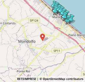 Mappa 61037 Mondolfo PU, Italia (2.86)