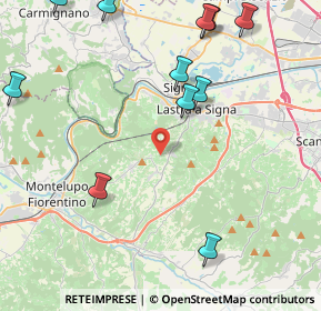 Mappa Via Scorciatoia, 50055 Lastra a Signa FI, Italia (5.80333)