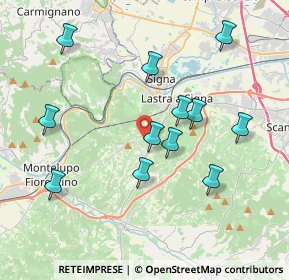 Mappa Via Scorciatoia, 50055 Lastra a Signa FI, Italia (3.94583)