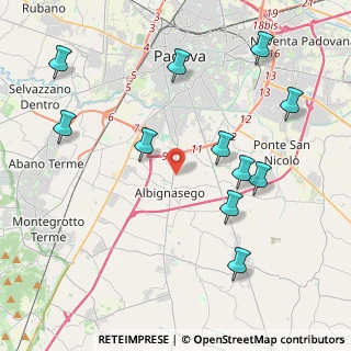 Mappa Vicolo Treviso, 35020 Albignasego PD, Italia (4.63636)