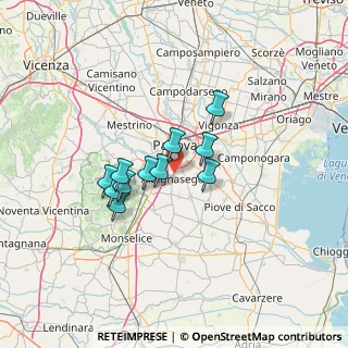Mappa Vicolo Treviso, 35020 Albignasego PD, Italia (9.82)