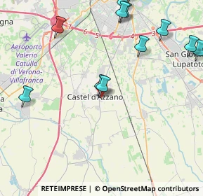 Mappa Via P. Aretino, 37060 Castel d'Azzano VR, Italia (6.608)