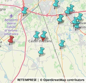 Mappa Via Pietro Aretino, 37060 Castel d'Azzano VR, Italia (4.77714)