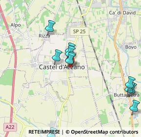 Mappa Via Pietro Aretino, 37060 Castel d'Azzano VR, Italia (2.32833)