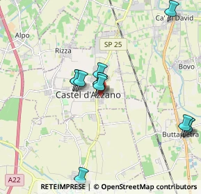 Mappa Via Pietro Aretino, 37060 Castel d'Azzano VR, Italia (1.85667)