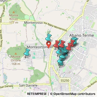 Mappa Via Monte Cero, 35031 Abano Terme PD, Italia (0.759)