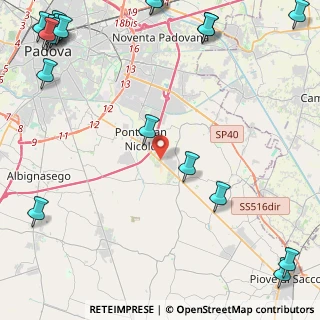 Mappa Via I Maggio, 35020 Legnaro PD, Italia (7.3885)
