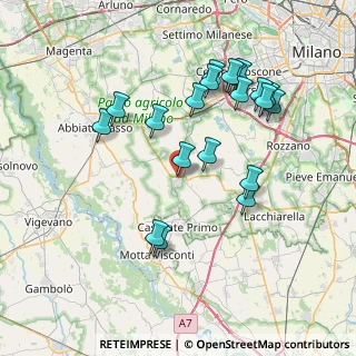 Mappa Via Don Bosco, 20088 Rosate MI, Italia (7.634)