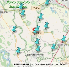 Mappa Via Don Bosco, 20088 Rosate MI, Italia (4.16846)