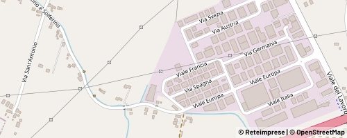 Mappa Ponte San Nicolò