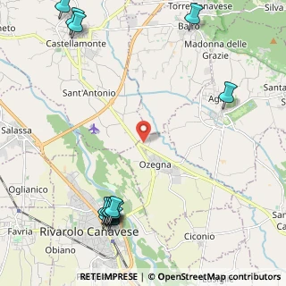Mappa Cascina Luisetta, 10080 Ozegna TO, Italia (3.10923)
