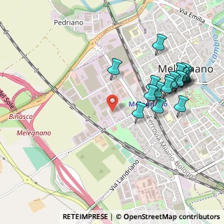 Mappa Via Fratelli Cervi, 20077 Melegnano MI, Italia (0.5515)
