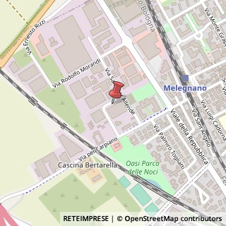Mappa Via Ferdinando Santi, 10/12, 20077 Melegnano, Milano (Lombardia)
