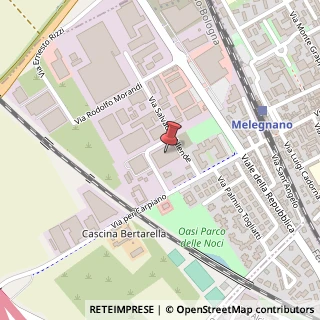 Mappa Via Ferdinando Santi, 14, 20077 Melegnano, Milano (Lombardia)