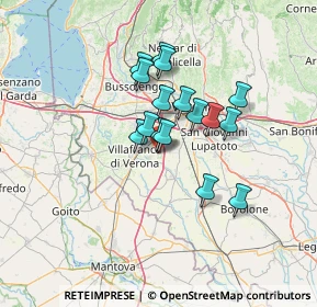 Mappa Viale del Commercio, 37064 Povegliano Veronese VR, Italia (9.91938)