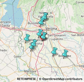 Mappa Viale del Commercio, 37064 Povegliano Veronese VR, Italia (9.99091)