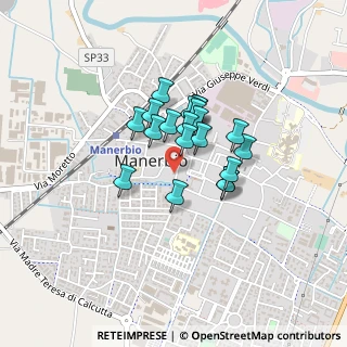 Mappa Via Magenta, 25025 Manerbio BS, Italia (0.285)