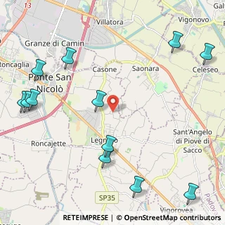 Mappa Via Monte Grappa, 35020 Legnaro PD, Italia (2.93917)