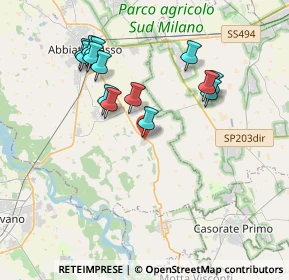 Mappa Via Dante Alighieri, 20081 Morimondo MI, Italia (3.635)