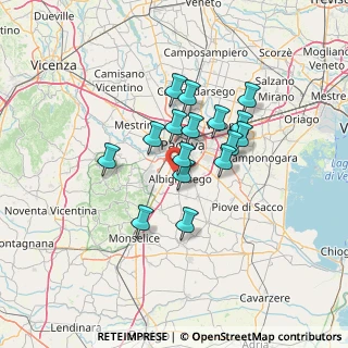 Mappa Via Guglielmo Marconi, 35020 Albignasego PD, Italia (10.20438)