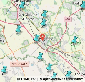 Mappa Via Origoni, 20077 Melegnano MI, Italia (6.59563)