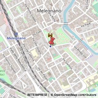 Mappa Via Giacomo Frassi, 3, 20077 Melegnano, Milano (Lombardia)