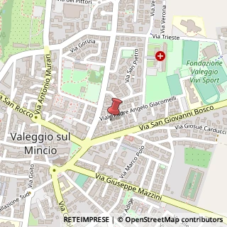 Mappa Via Padre Giacomelli, 8/A, 37067 Valeggio sul Mincio, Verona (Veneto)