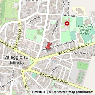 Mappa Via Padre Giacomelli, 8a, 37067 Valeggio sul Mincio, Verona (Veneto)