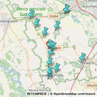 Mappa Via Silvio Pellico, 20088 Rosate MI, Italia (4.02214)