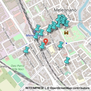 Mappa Via Luigi Cadorna, 20077 Melegnano MI, Italia (0.2285)