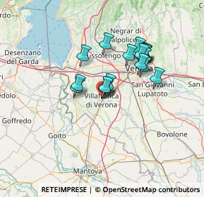 Mappa Via Generale Antonio Cantore, 37069 Villafranca di Verona VR, Italia (11.34722)