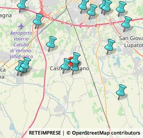 Mappa Via Cecco Angiolieri, 37060 Castel D'Azzano VR, Italia (5.05941)